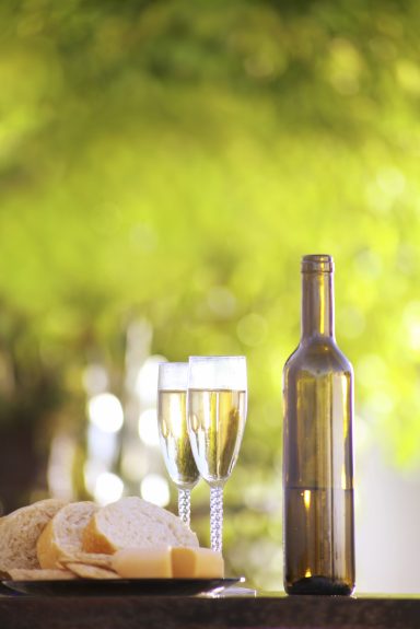 Eventcatering libanesisch mit Weißweinauswahl.