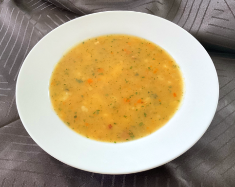 Premium-Catering Berlin mit Kartoffelsuppe.