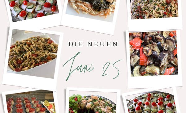 Acht neue Speisen von Al-Layal-Catering im Juni 2025.