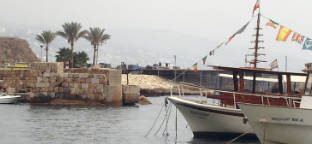 Hafen von Beirut am Tag, Libanon.