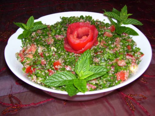 Bestseller-Gericht Salat Taboulé von Al-Layal Catering.