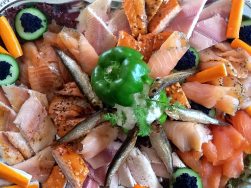 Private Feier Catering mit Fischplatten aus Europa.