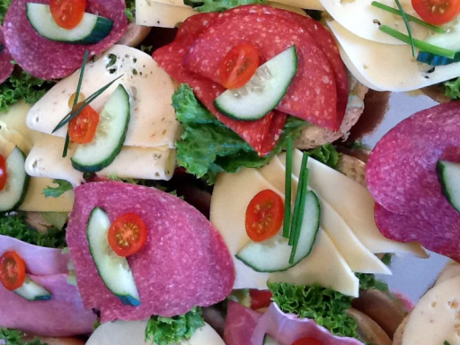 Exklusives Catering Berlin mit europäischen belegten Brötchen.