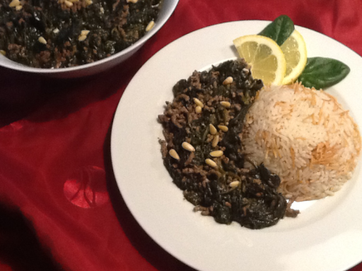 Arabisches Buffet Berlin mit Jachnet al Sabenich.